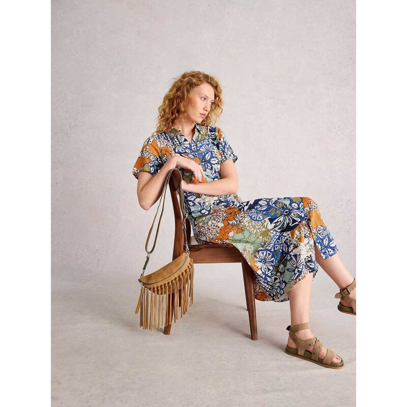 White Stuff Rua Jersey Shirt Dress image number 3